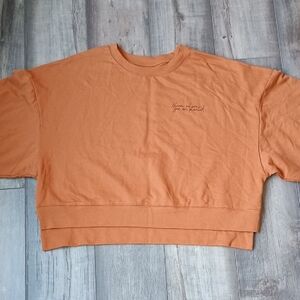 Oversize Cropped Sweatshirt Size M Bloom Where You Are Planted 1 Corinthians7:20